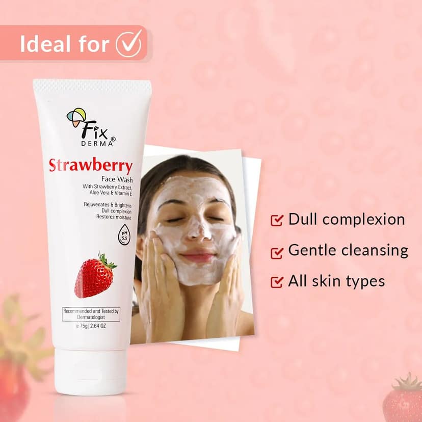 Fixderma Strawberry Face Wash view 3