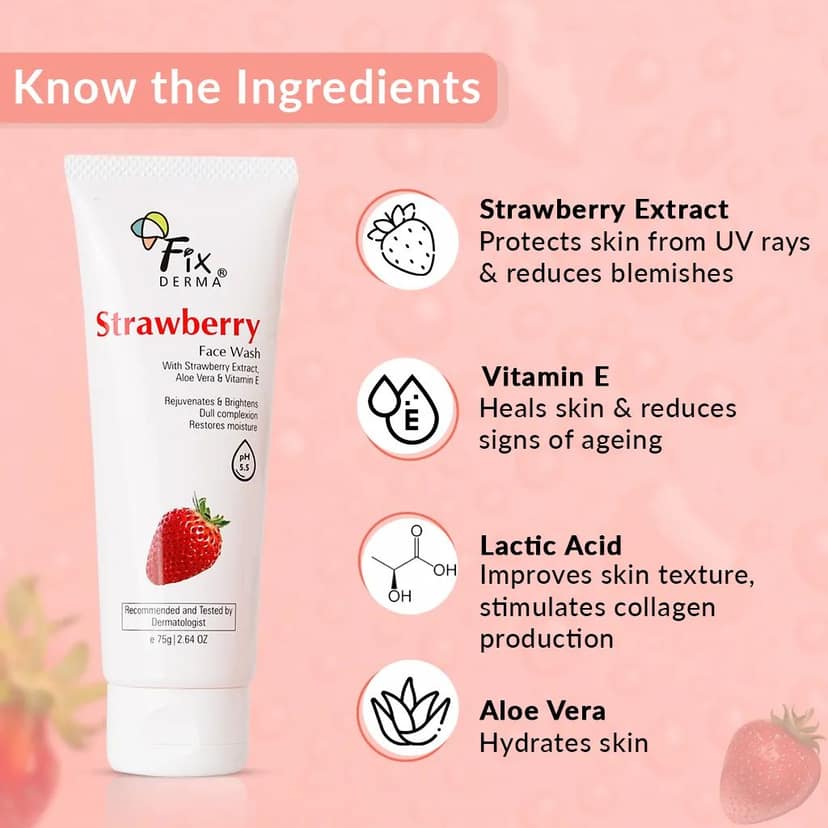 Fixderma Strawberry Face Wash view 5