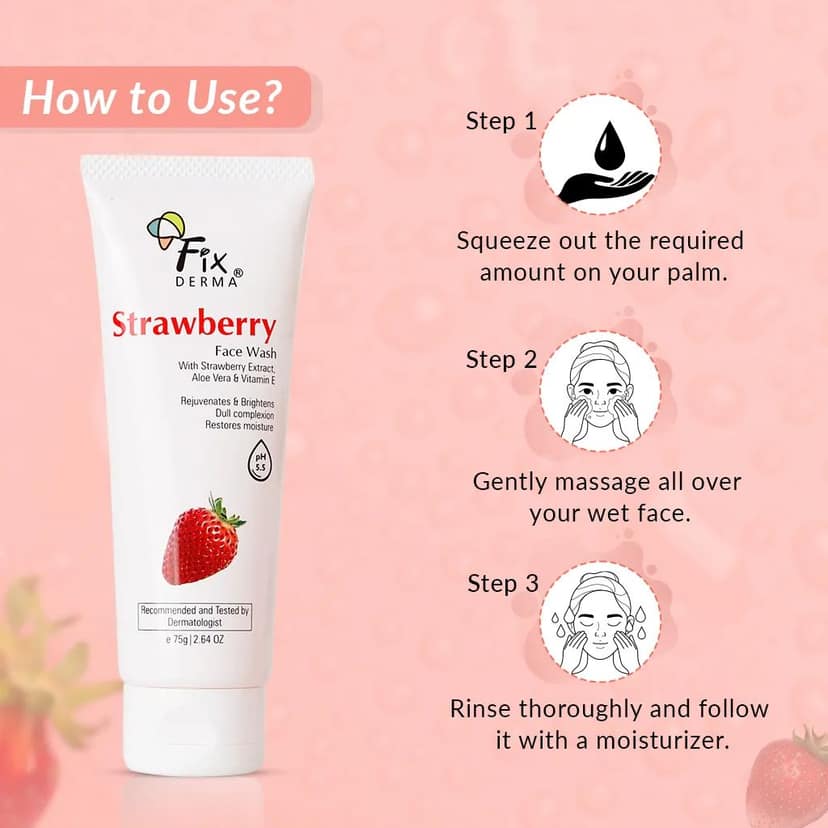 Fixderma Strawberry Face Wash view 6