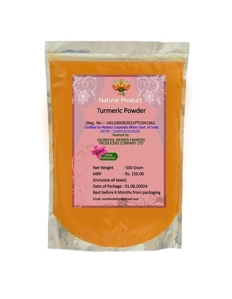 500g Organic Turmeric Powder view 3