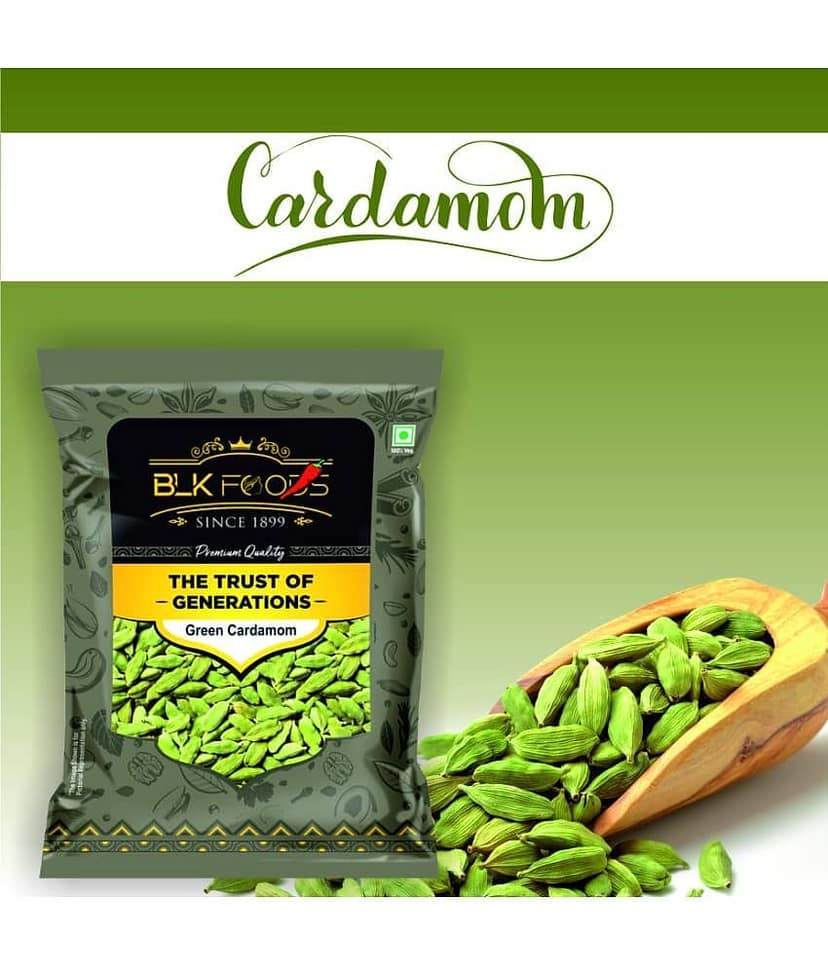 BLK FOODS _Daily Green Cardamom Whole (Choti Elaichi Sabut) 100g 100 gm view 2