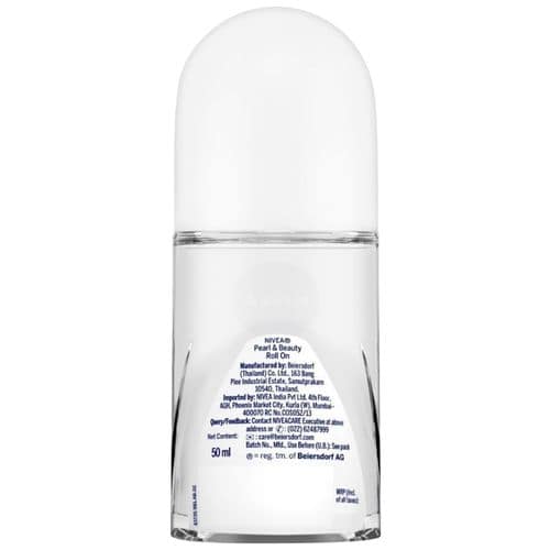 Nivea Deodorant Roll-on, Pearl & Beauty, 50 ml view 2