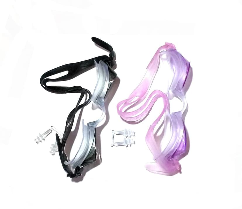 Nawani Anti Fog Swimming Glasses Size -15/4 cm (Combo Pack, Colors May Vary) view 2