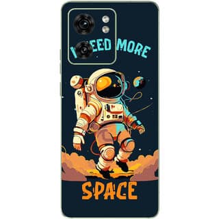 Yug Emporium Motorola Edge 40 Space Man 9D (Back Cover, Multicolor)