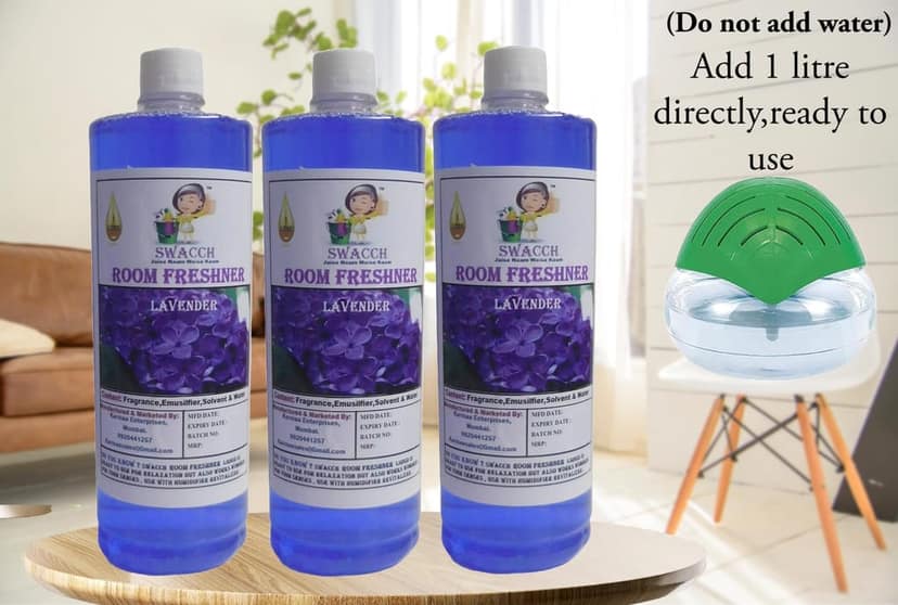 Swacch Room Freshner (1 Litre) (Pack of 3) Lavender view 2