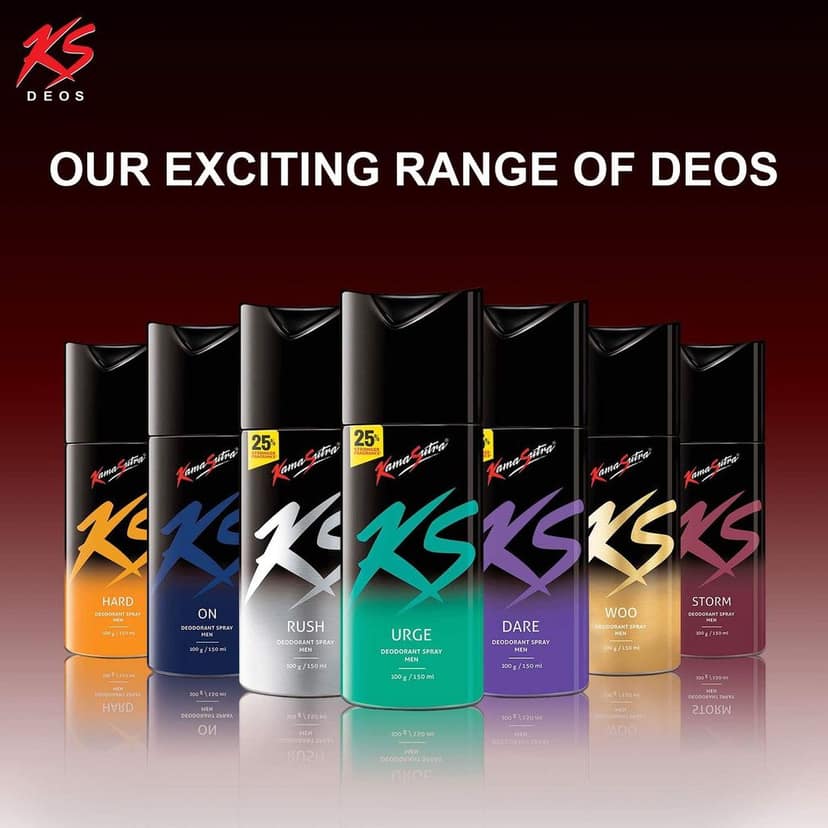 Kama Sutra Urge Deodorant for Men, 150ml view 7