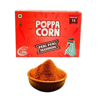 POPPACORN Peri Peri Seasoning Powder 5gX15 Pouches 75gms