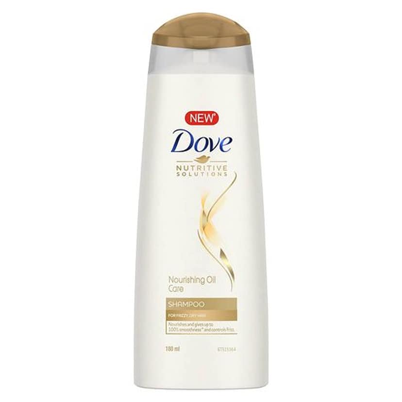 Dove Nutritive Solutions Nourishing Oil Care Shampoo - For Frizzy & Dry Hair, 180 Ml view 2