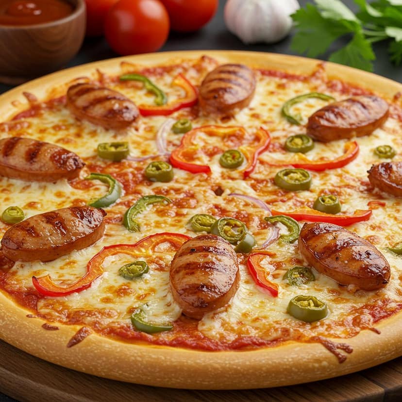 Sausage Chicken Pizza
