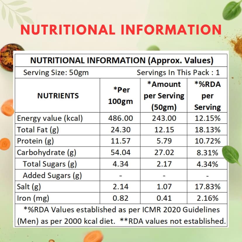 Ms. Snack Mix Veg Chips - 50g view 3
