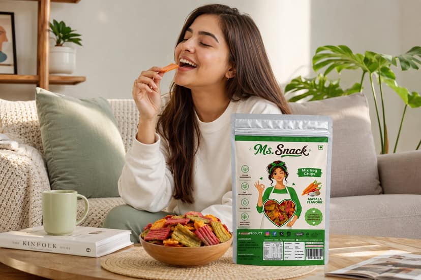 Ms. Snack Mix Veg Chips - 50g view 4