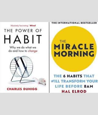 The Miracle Morning & The Power Of Habit ( Set Of 2 Motivational Books) (Paperback, Charles Duhigg, Erold Hal)