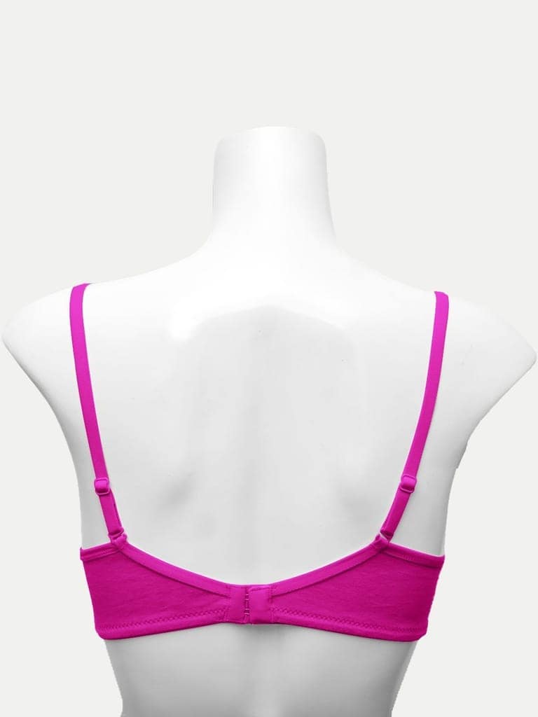 Women Zara Bra DK Pink Color view 4