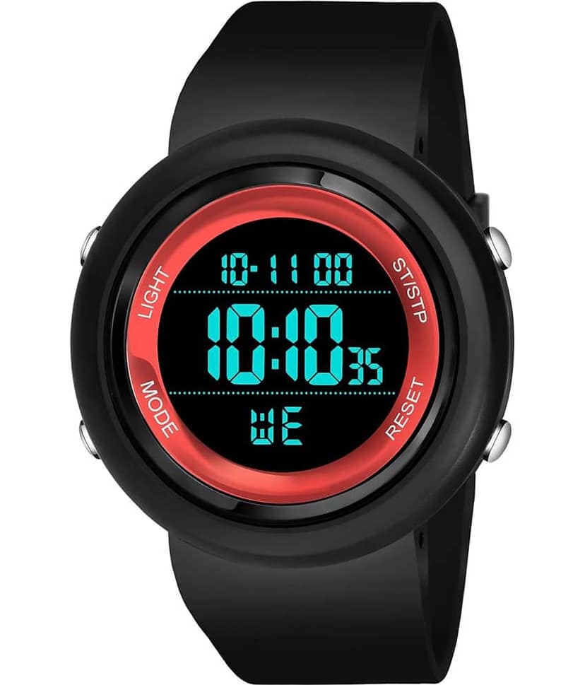 Hala - Black Silicon Digital Men's Watch