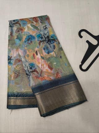 Dola Silk Saree with Zari Border