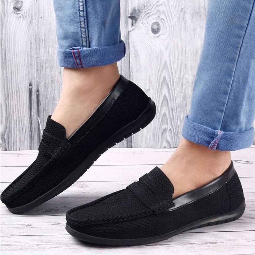 Men's Faux Leather Breathable Fabric Stylish Loafers
