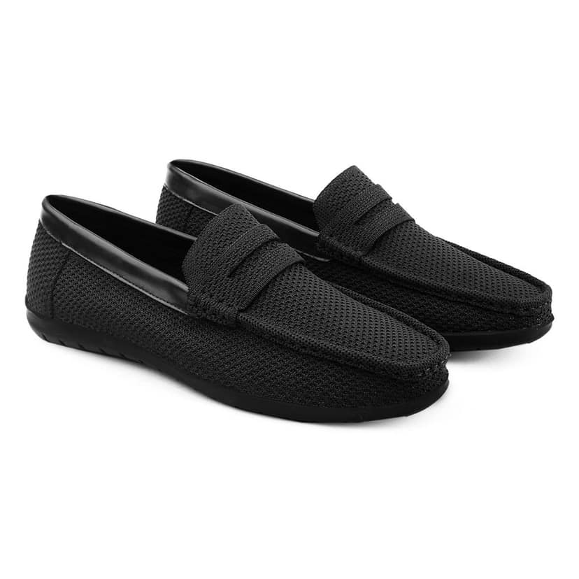 Men's Faux Leather Breathable Fabric Stylish Loafers view 4