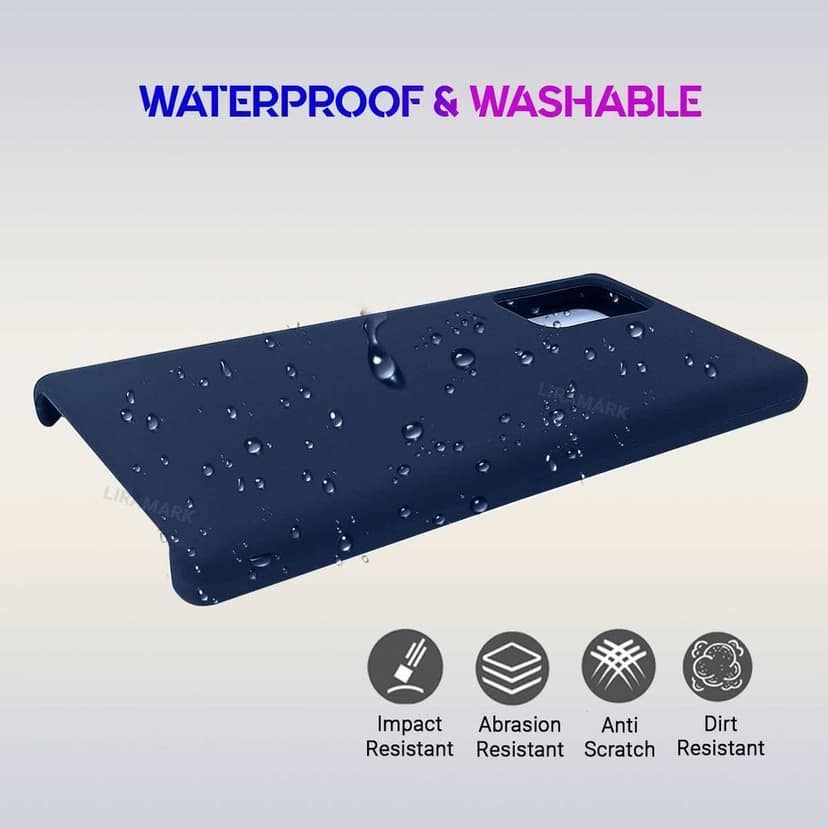 LIRAMARK Liquid Silicone Soft Back Cover Case for Samsung Galaxy Note 20 view 7
