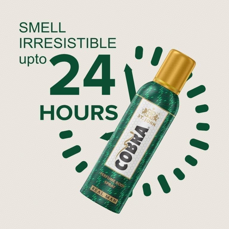 St-John Cobra Deo No Gas Real Man Deodorant Spray - For Men 100 ML view 4