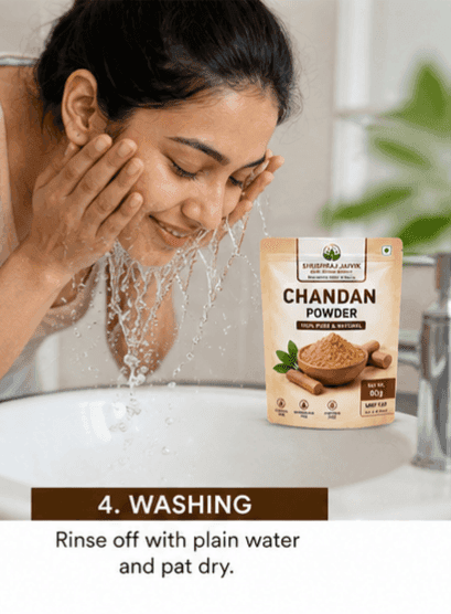 SHUSHRAJ JAIVIK Chandan Powder Combo Pack | 2 Pouches | 160g Total | 100% Pure & Natural Sandalwood Powder view 7