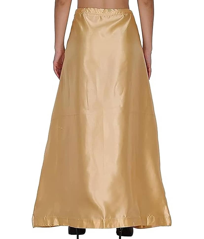 JTG enterprises Gold Satin Petticoat - Single view 2