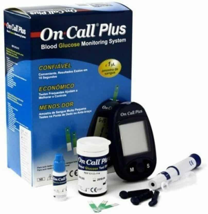Oncall Plus Glucometer with 10 free strips