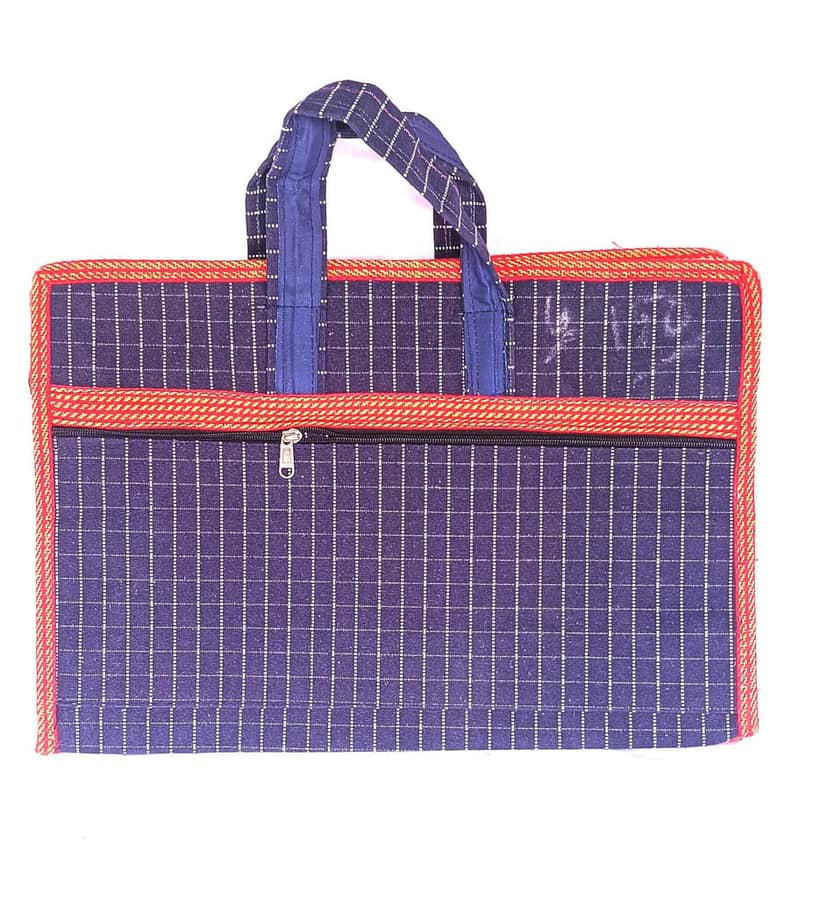 Handmade Cotton Fabric Document Bag