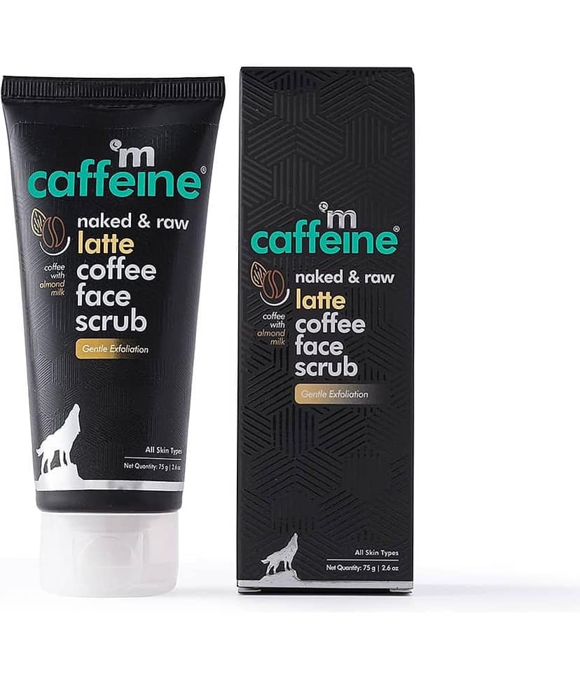 mCaffeine Moisturizing Latte Face Scrub 75gm (Pack of 1) view 2