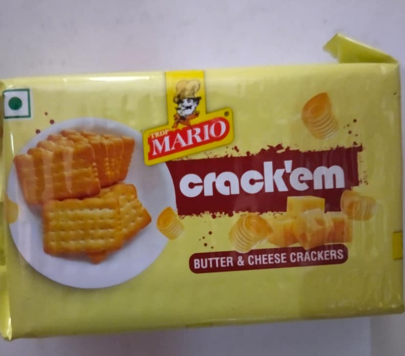 Mario Crack'em Butter&cheese crackers