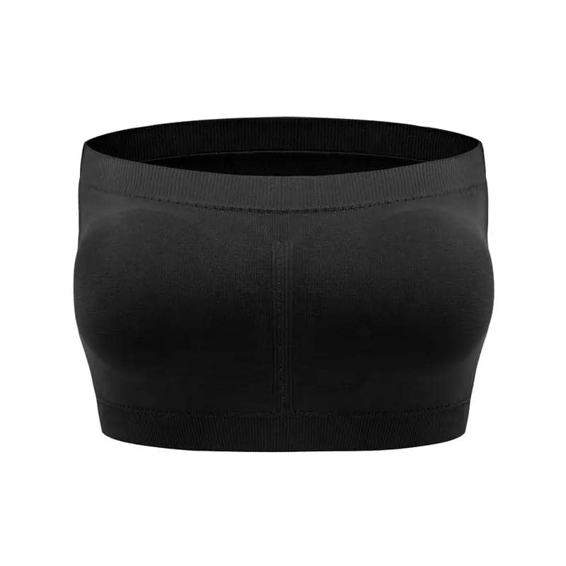 Chintels Women's Girl's Spandex Removable Padded & Non Wired Seamless Tube Bra Pack of 1 view 6