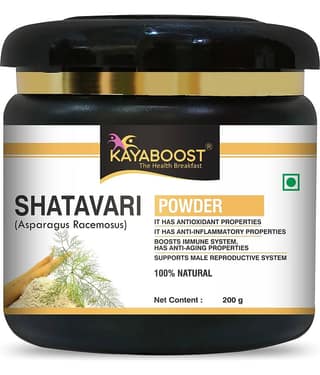 KAYABOOST Pure Shatavari Powder, Satavari churna, Asparagus Root, Satawar for Men, Women (200 g)
