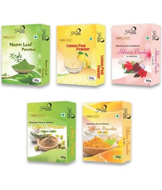 glowious - Skin Toning Face Pack for Normal Skin ( Pack of 5 )