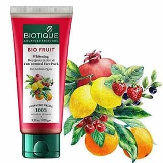BIOTIQUE FRUIT PACK 50GM