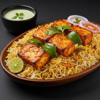 Paneer Tikka Biryani