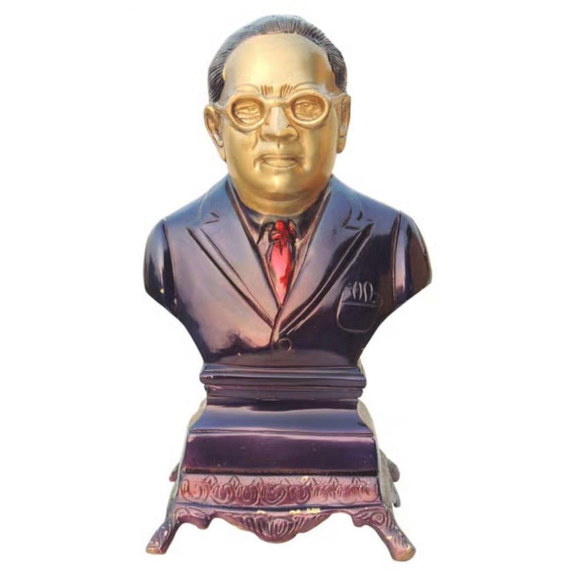 Brass Showpiece Ambedkar Ji Statue - Handcrafted Decorative Statue, Height : 12 Inch (BSMAS1133 E) view 2