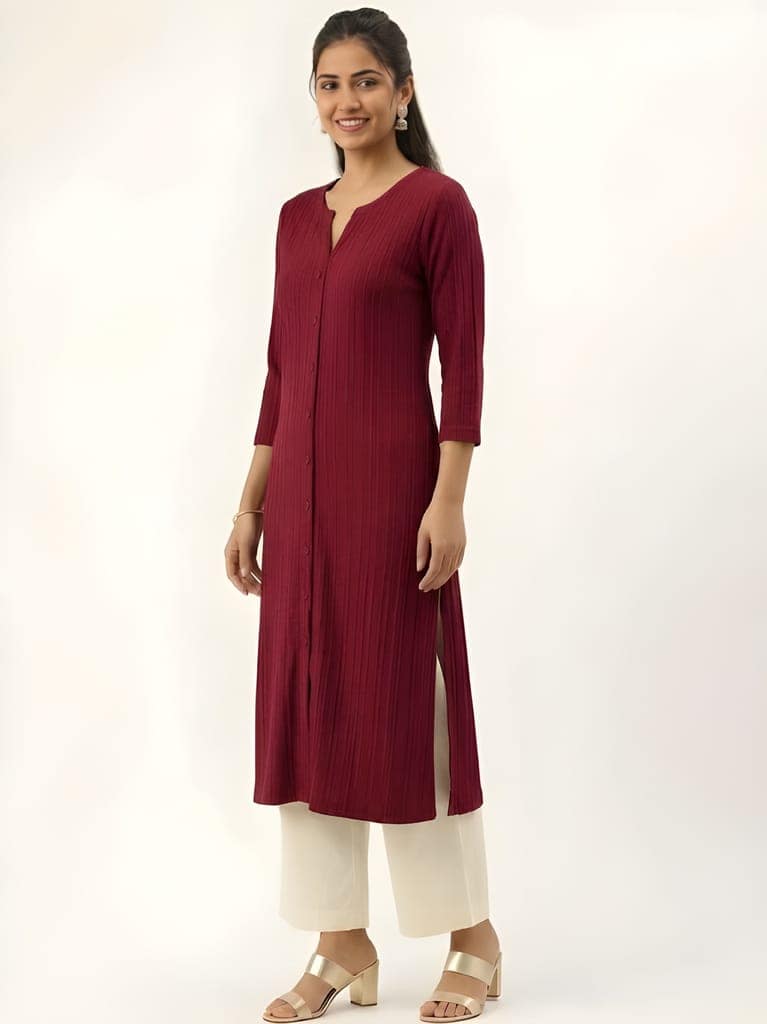 . Fancy Kurti for Women, Beautiful Designer Ethnic Wear, Trendy Traditional Outfit for Casual Wear, Festive Wear and Party Wear view 4