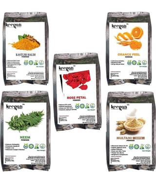 Keegan - Natural Glow Facial Kit For All Skin Type ( Pack of 5 )