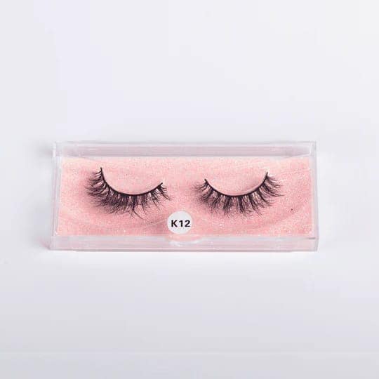 BOBI Reusable Waterproof 15mm Faux Mink Natural Fluffy Wispy Long Kickass 5D Volume Eyelashes - 1 Pair