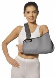 Premium Pouch Arm Sling | Hand & Arm Support for Fracture & Cast – 1 QTY (ASSORTED) view 2