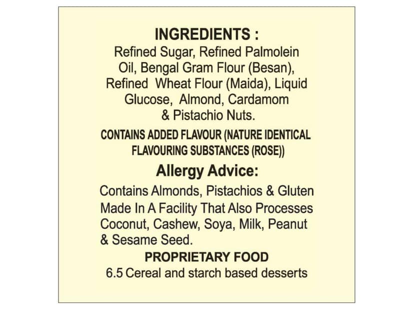 Haldiram's Soan Cake Packed Sweets - 200 Gm view 4