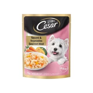 Pedigree Cesar Sasami & Veg Gourment Meal 70 Gms