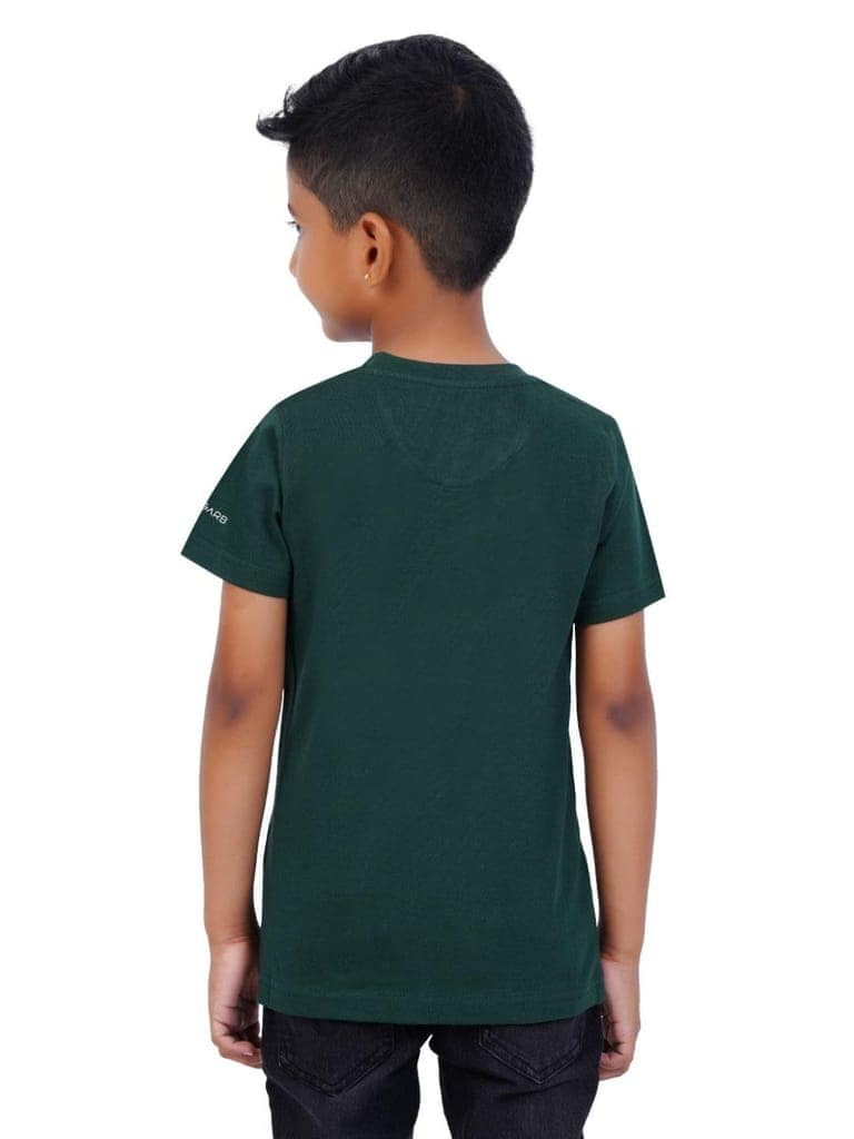 AIR GARB Boys Round Neck Printed Cotton T-shirt for 2-3 Years - Pack of 2 (K23-TGR-SG) Multicolour view 7