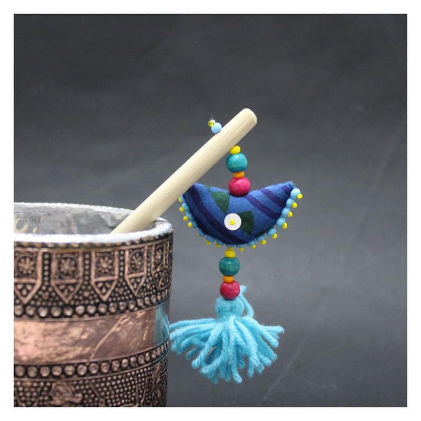 Garvi Gurjari Handcrafted Wooden Hair Juda Pin / Hair Stick view 3
