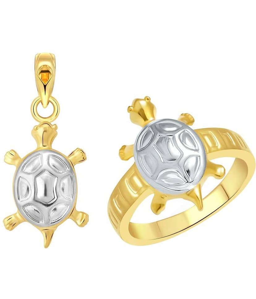 Vighnaharta - Gold Rings Combo (Pack of 1)