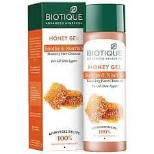 Biotique Soothe & Nourishing Foaming Face Wash - Honey Gel, For All Skin Type, 120 Ml Carton