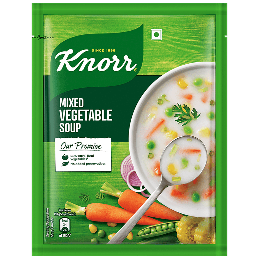 Knorr Mixed Vegetable Soup - No Added Preservatives, 40 G view 2