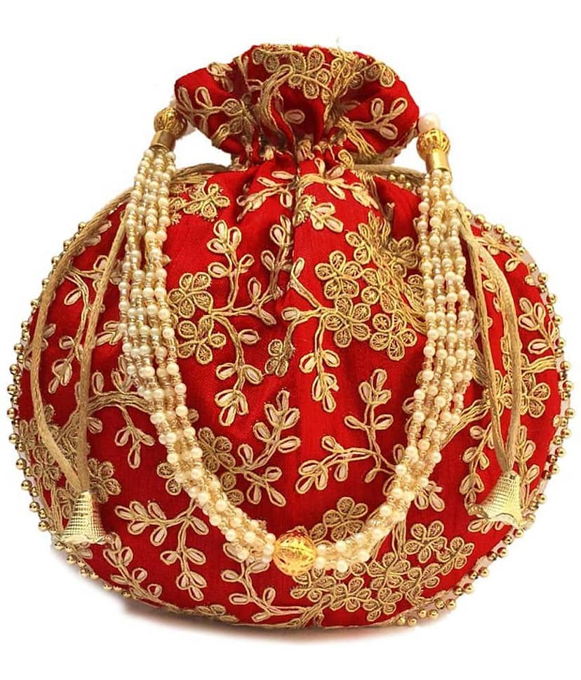 Bulbul Multi Silk Potli view 2