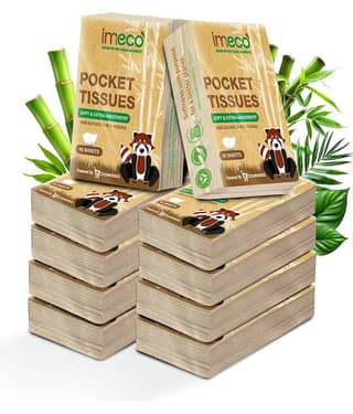 IMECO IMECO Facial Pocket Tissue Combo 100 Pulls Dry Wipes ( 100 Pcs )
