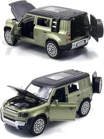 PRIME DEALS Diecast 1:36 Defender Toy Car Metal Body Openable Doors, Bonnet & Boot Pull-Back Action for Kids Diecast Model (Multi Color) view 2