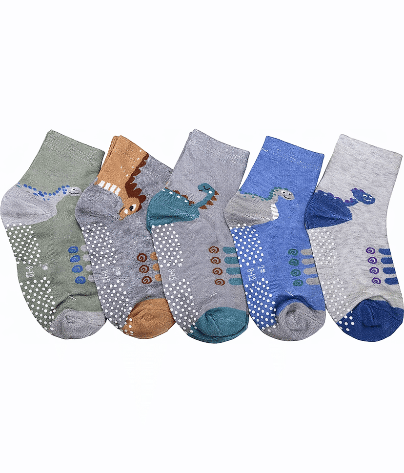 BBYARAJ Pack of 5 Unisex for Baby Cotton Full Length Socks ( Beige ) view 2